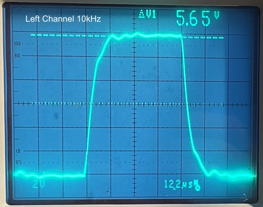 Square Wave Left 10kHz