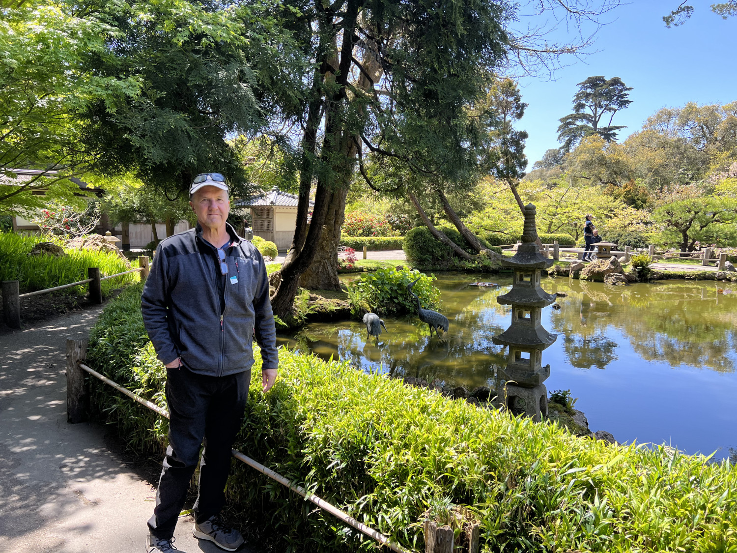 Mike in Japanese Garden