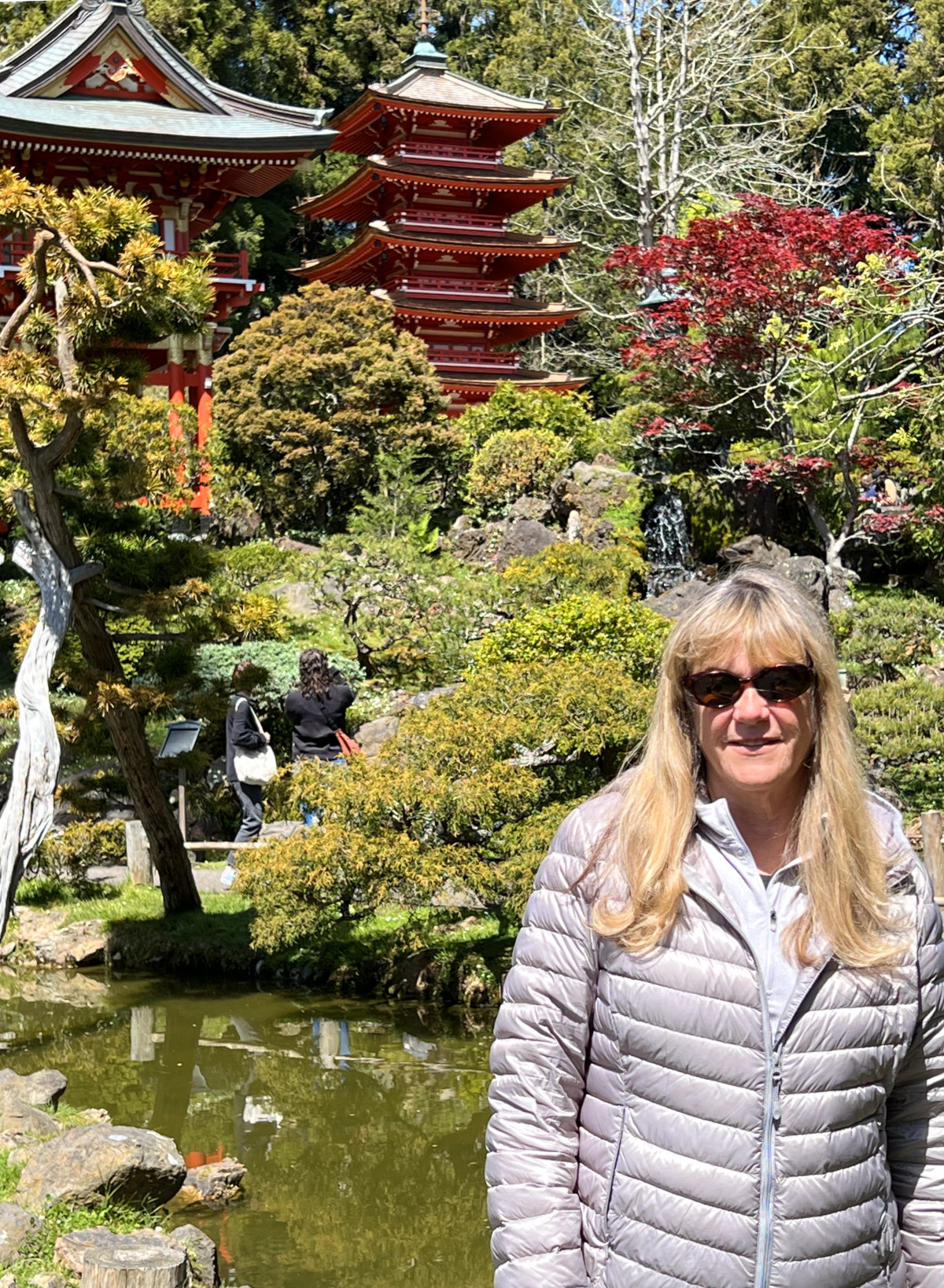 Kathy in Japanese Garden