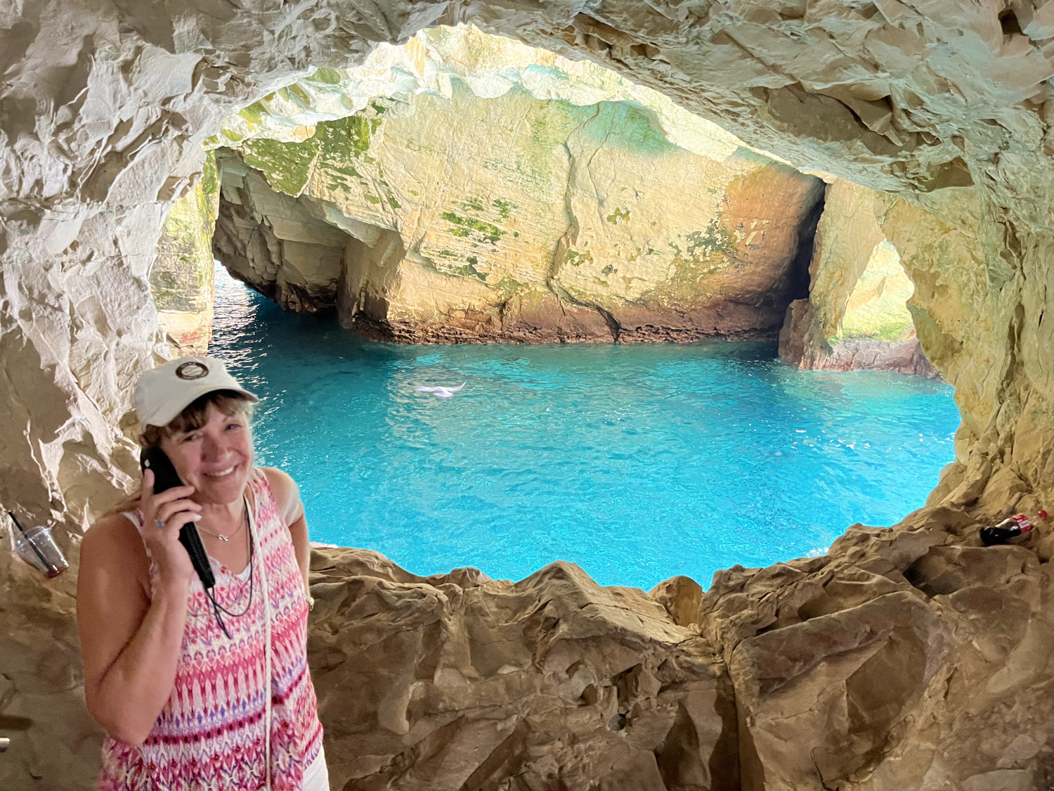 Kathy at Grottos