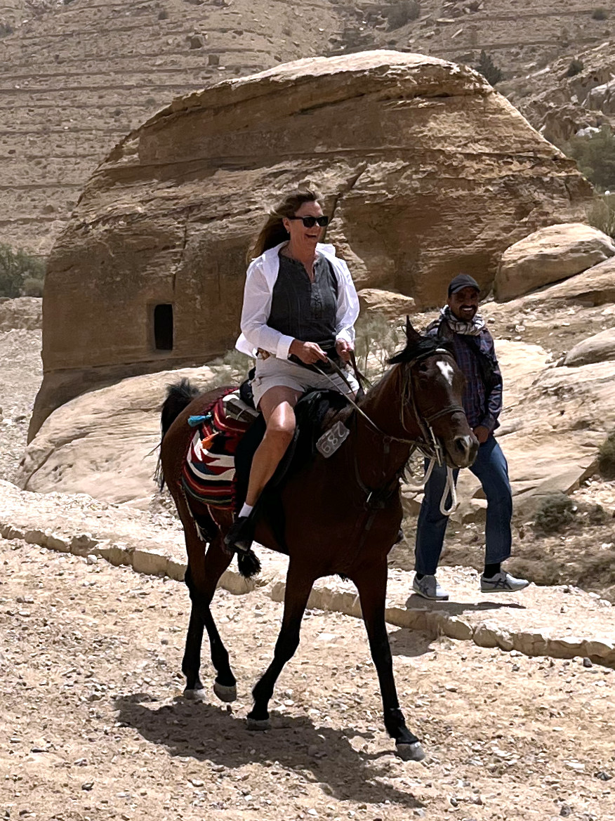 Kathy on Horseback