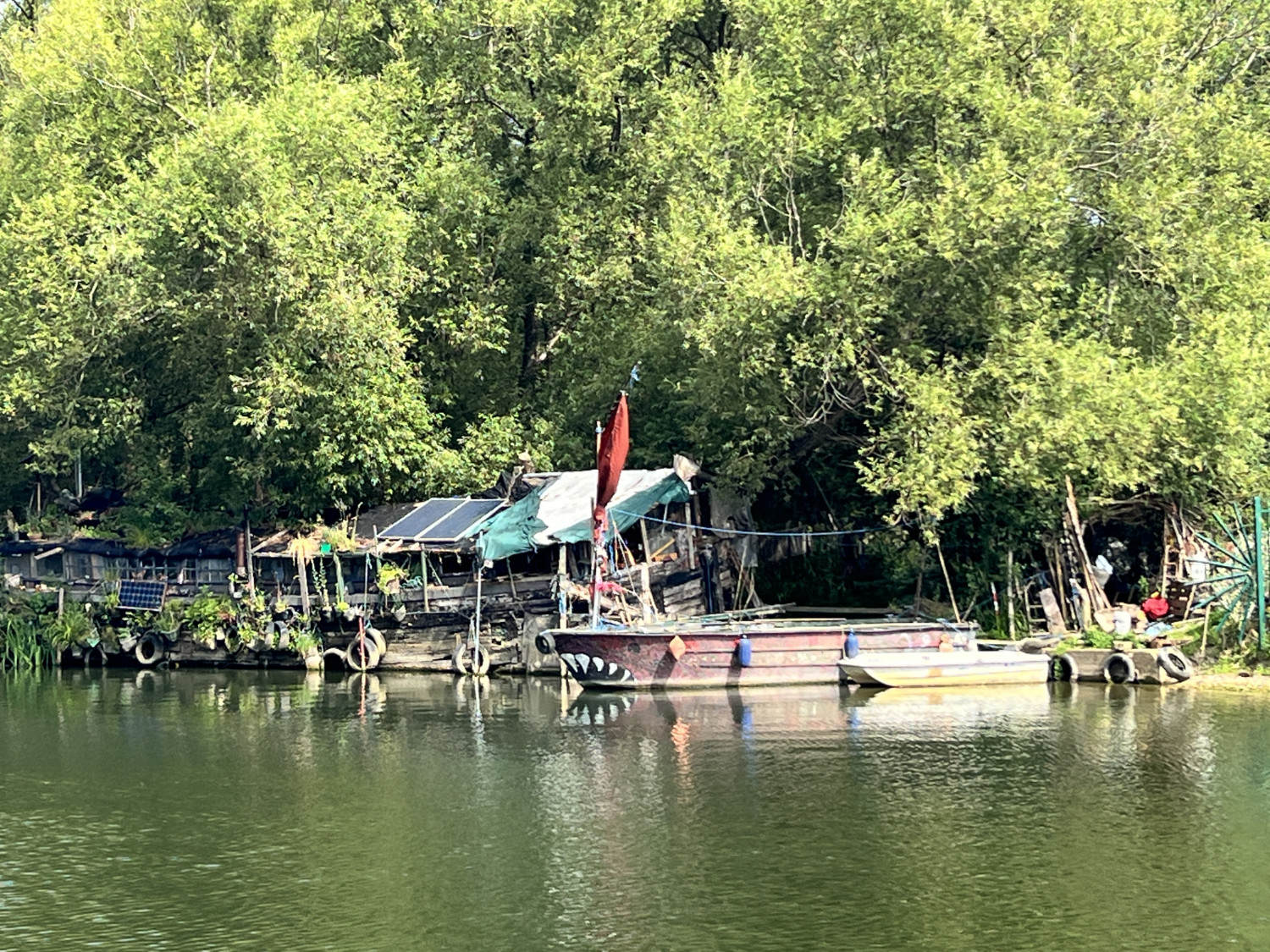 Permanent river home