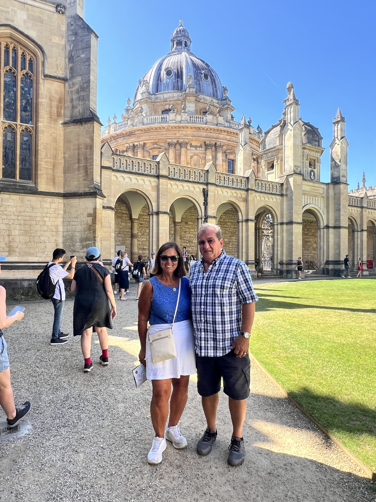 Debbie and Larry at Oxford
